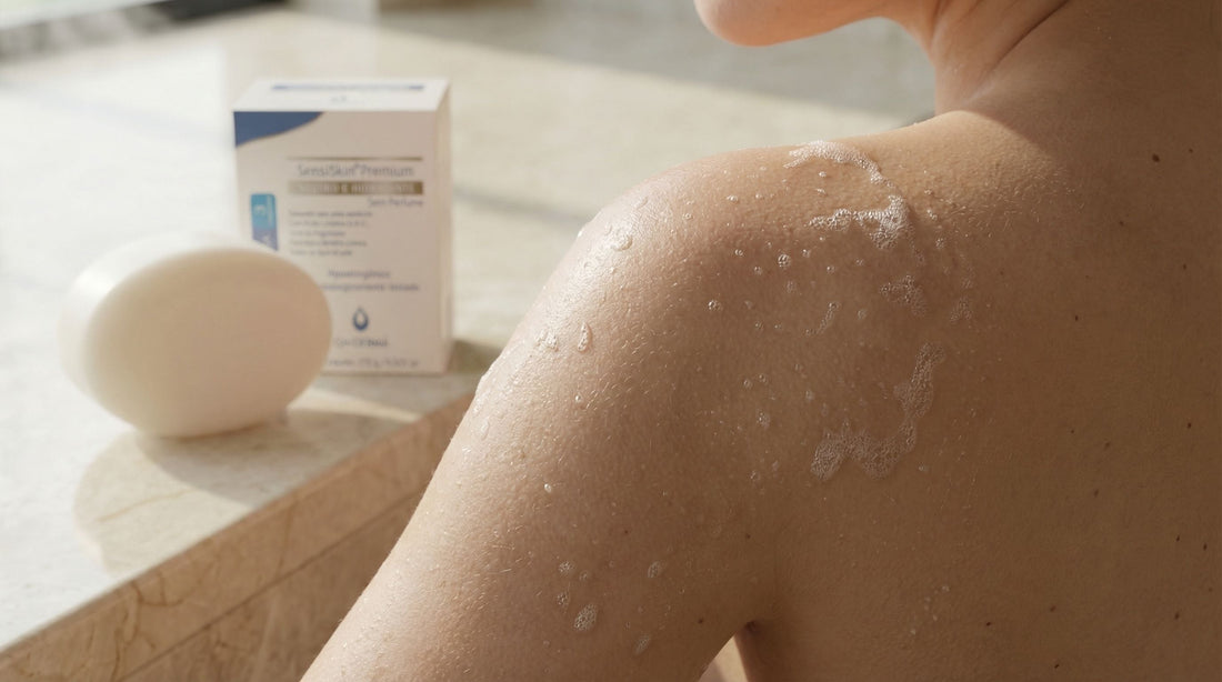 Linha Sensiskin GHDERMA — sabonete neutro suave para pele sensível, sem fragrância e dermatologicamente testado