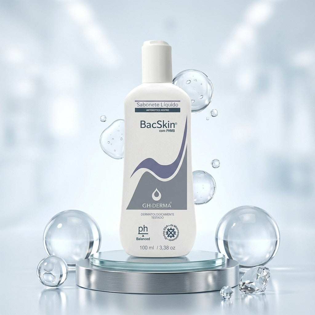 Sabonete Líquido BacSkin® com PHMB 0,2% – Antisséptico Neutro