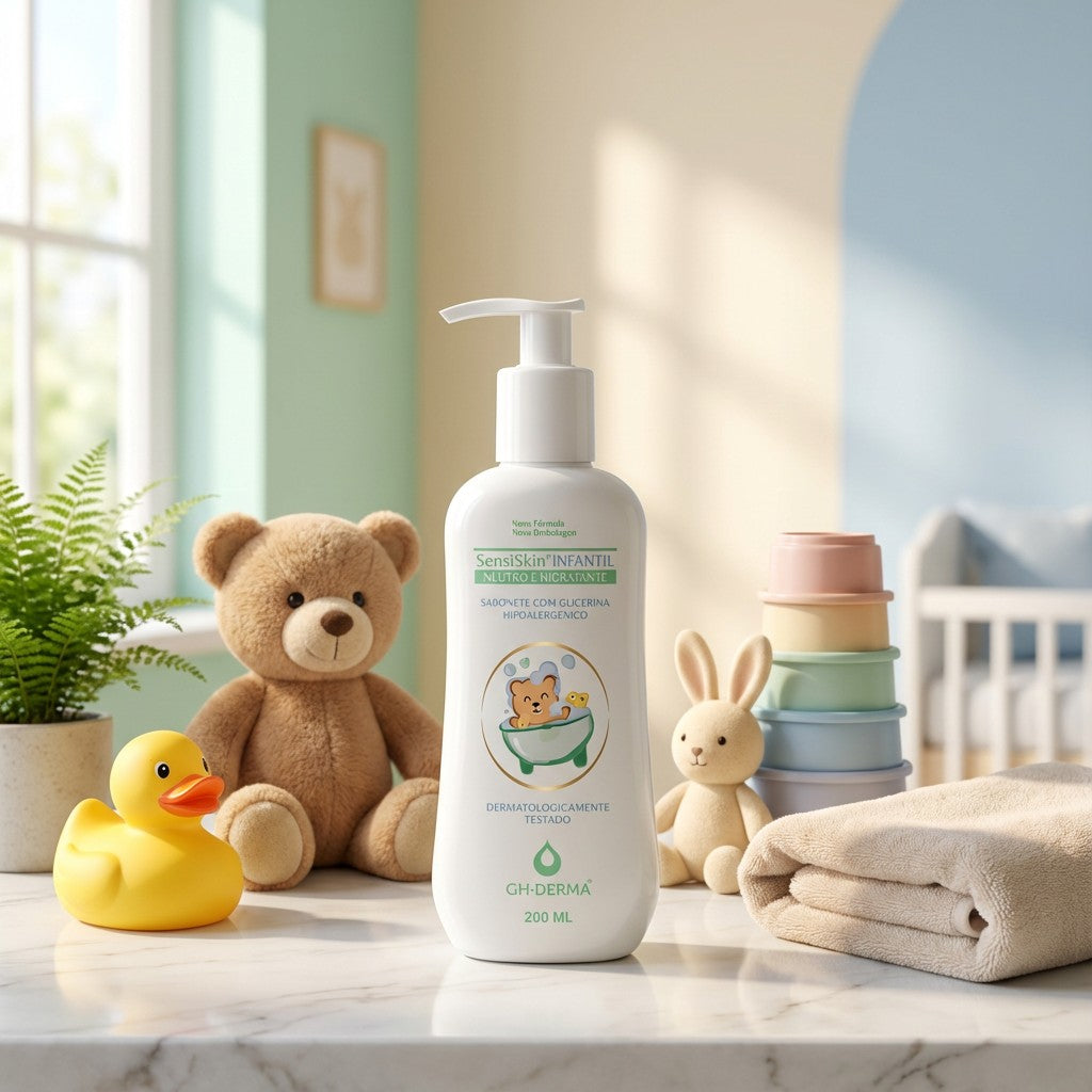 Sabonete SensiSkin Infantil Líquido Neutro Com Glicerina