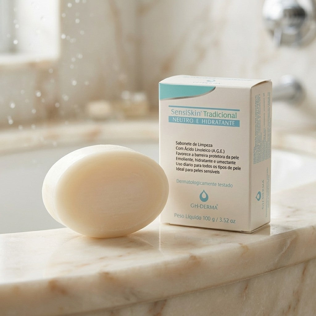 Sabonete SensiSkin Tradicional Neutro e Hidratante